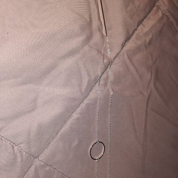 3 Silver Tone Long Statement Pendant Necklaces - Picture 9 of 12